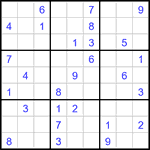 Судоку 9х9 #3342 средний