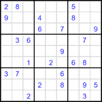 Судоку 9х9 #3344 средний