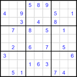 Судоку 9х9 #3345 средний