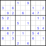 Судоку 9х9 #3349 средний