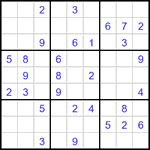 Судоку 9х9 #3350 средний