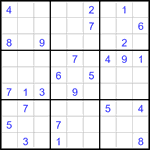 Судоку 9х9 #3353 средний