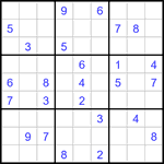 Судоку 9х9 #3359 средний