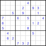 Судоку 9х9 #3317 очень трудный