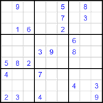 Судоку 9х9 #3338 очень трудный