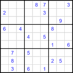 Судоку 9х9 #3339 очень трудный