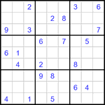 Судоку 9х9 #3350 очень трудный