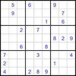 Судоку 9х9 #3358 очень трудный