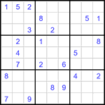 Судоку 9х9 #3362 очень трудный