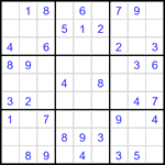 Судоку 9х9 #3403 легкий