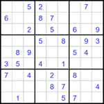 Судоку 9х9 #3409 легкий