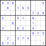 Судоку 9х9 #3411 легкий