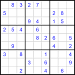 Судоку 9х9 #3413 легкий