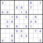 Судоку 9х9 #3418 легкий