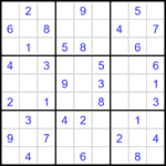 Судоку 9х9 #3422 легкий
