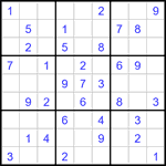 Судоку 9х9 #3431 легкий