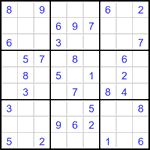 Судоку 9х9 #3434 легкий