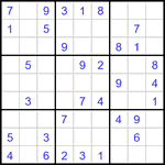 Судоку 9х9 #3449 легкий