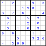 Судоку 9х9 #3450 легкий