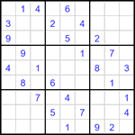 Судоку 9х9 #3372 средний