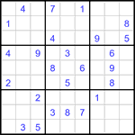 Судоку 9х9 #3374 средний