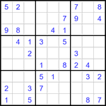 Судоку 9х9 #3377 средний