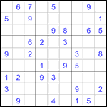 Судоку 9х9 #3382 средний