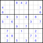 Судоку 9х9 #3386 средний