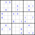 Судоку 9х9 #3388 средний