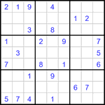 Судоку 9х9 #3389 средний