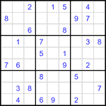 Судоку 9х9 #3390 средний