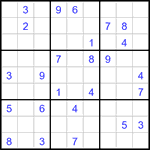 Судоку 9х9 #3395 средний