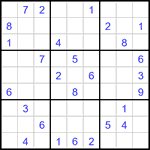 Судоку 9х9 #3404 средний