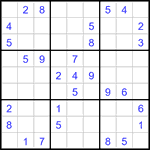 Судоку 9х9 #3411 средний