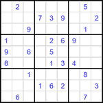 Судоку 9х9 #3414 средний