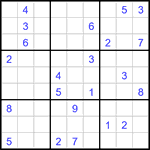 Судоку 9х9 #3378 трудный