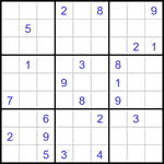 Судоку 9х9 #3408 трудный