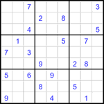 Судоку 9х9 #3368 очень трудный