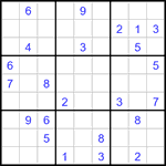 Судоку 9х9 #3377 очень трудный