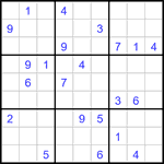 Судоку 9х9 #3386 очень трудный