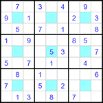Судоку-центр 9х9 #39 легкий Судоку-центр 9х9 #39 легкий