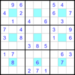 Судоку-центр 9х9 #40 легкий Судоку-центр 9х9 #40 легкий