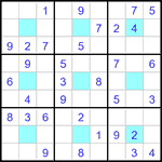 Судоку-центр 9х9 #42 легкий