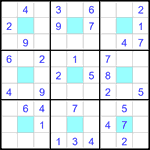 Судоку-центр 9х9 #43 легкий