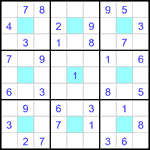 Судоку-центр 9х9 #45 легкий