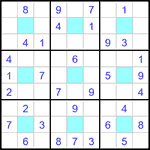 Судоку-центр 9х9 #46 легкий