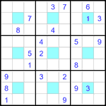 Судоку-центр 9х9 #42 средний