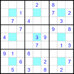 Судоку-центр 9х9 #43 средний