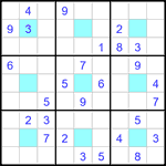 Судоку-центр 9х9 #45 средний