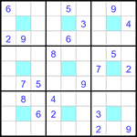 Судоку-центр 9х9 #38 трудный Судоку-центр 9х9 #38 трудный